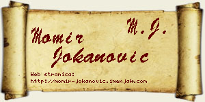 Momir Jokanović vizit kartica